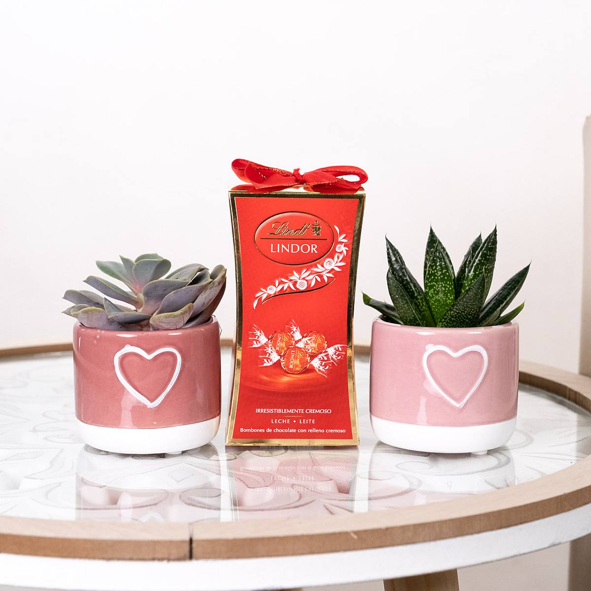 Duo Succulentes de Saint-Valentin