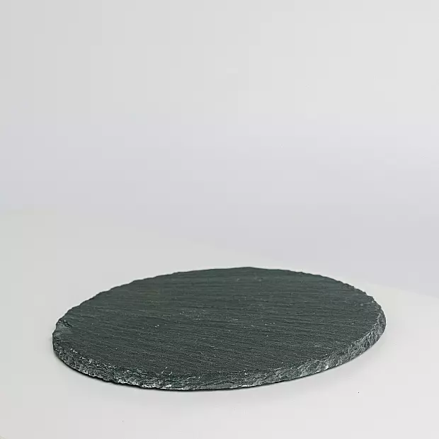 Round slate base